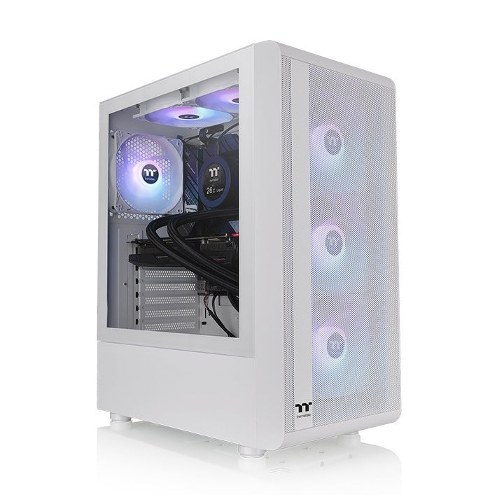 Gabinetes Gaming Thermaltake Ca-1X2-00M6Wn-00 S200 Tg Argb Snow(Ca-1X2-00M6Wn-00)