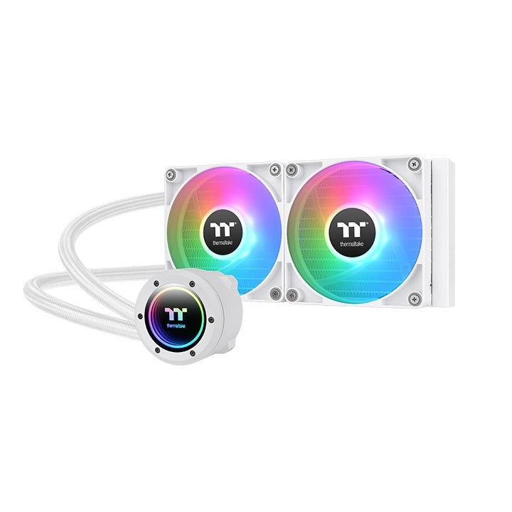 Enfriamiento Liquido Thermaltake Cl-W364-Pl12Sw-A Th240 V2 Argb Sync All-In One Cooler Snow Edition (Cl-W364-Pl12Sw-A) Color Blanco