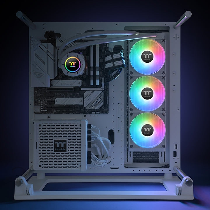 Enfriamiento Liquido Thermaltake Cl-W365-Pl12Sw-A Th360 V2 Argb Sync All-In One Cooler Snow Edition (Cl-W365-Pl12Sw-A) Color Blanco