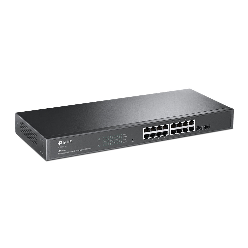 Jetstream 16-Port Gigabit Smar T Switch With 2 Gigabit Sfp Slots