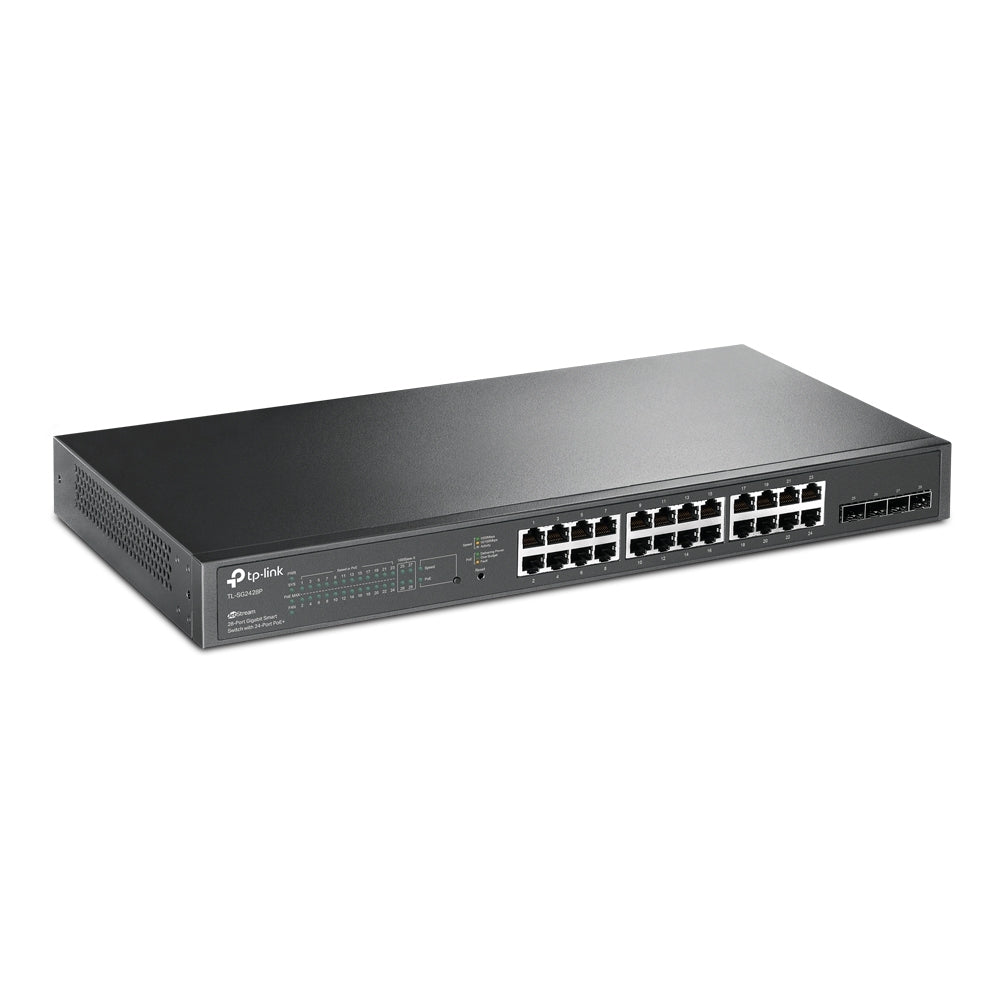 Jetstream 28-Port Gigabit Smar T Switch With 24-Port Poe