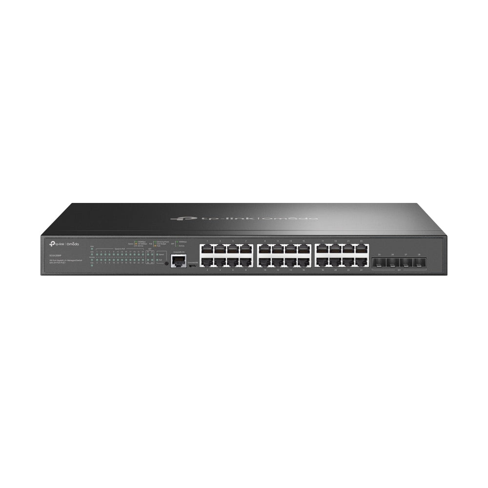 Switch Omada L2 De 24 Puertos Gigabit Y 4 Sfp Con 24 Poe