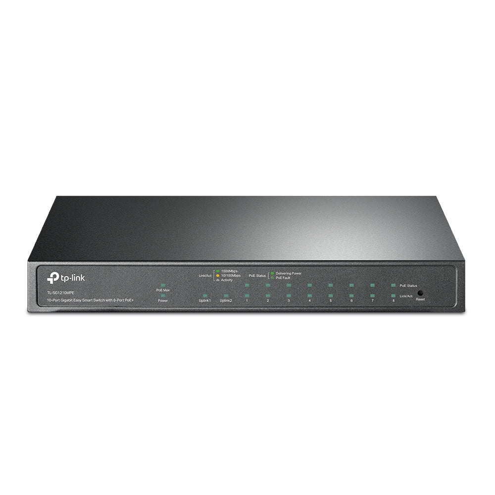 Switch | Tp-Link | Tl-Sg1210Mpe | 10 Puertos Gigabit | 8 Puertos Poe+ | Easy Smart