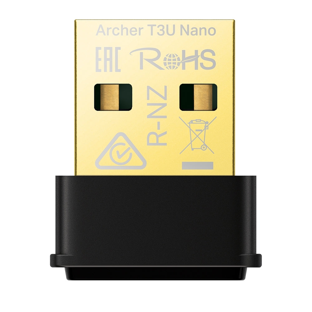 Adaptador Usb Tp-Link Ac1300 Inalámbrico Archer T3U Nano Con Doble Banda