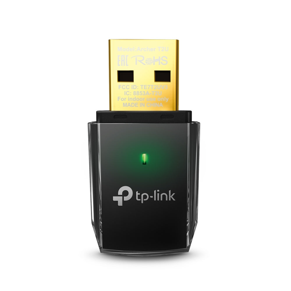 Adaptador Inalambrico Tp-Link /Usb2.0/Ac600/Dual Band/Archer T2U