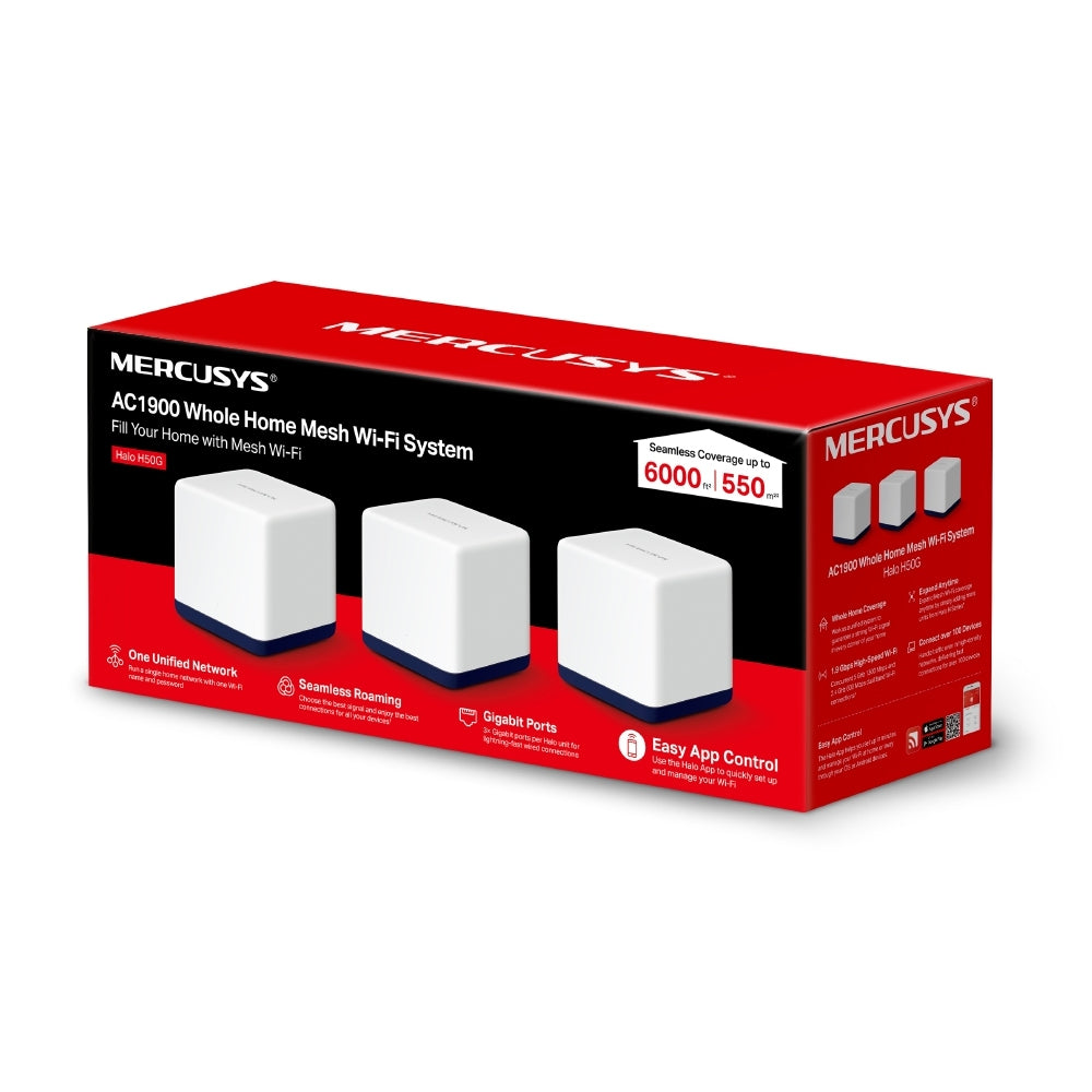 Tp-Link Sistema Wifi Mesh Ac1900 / Halo H50G(3-Pack)