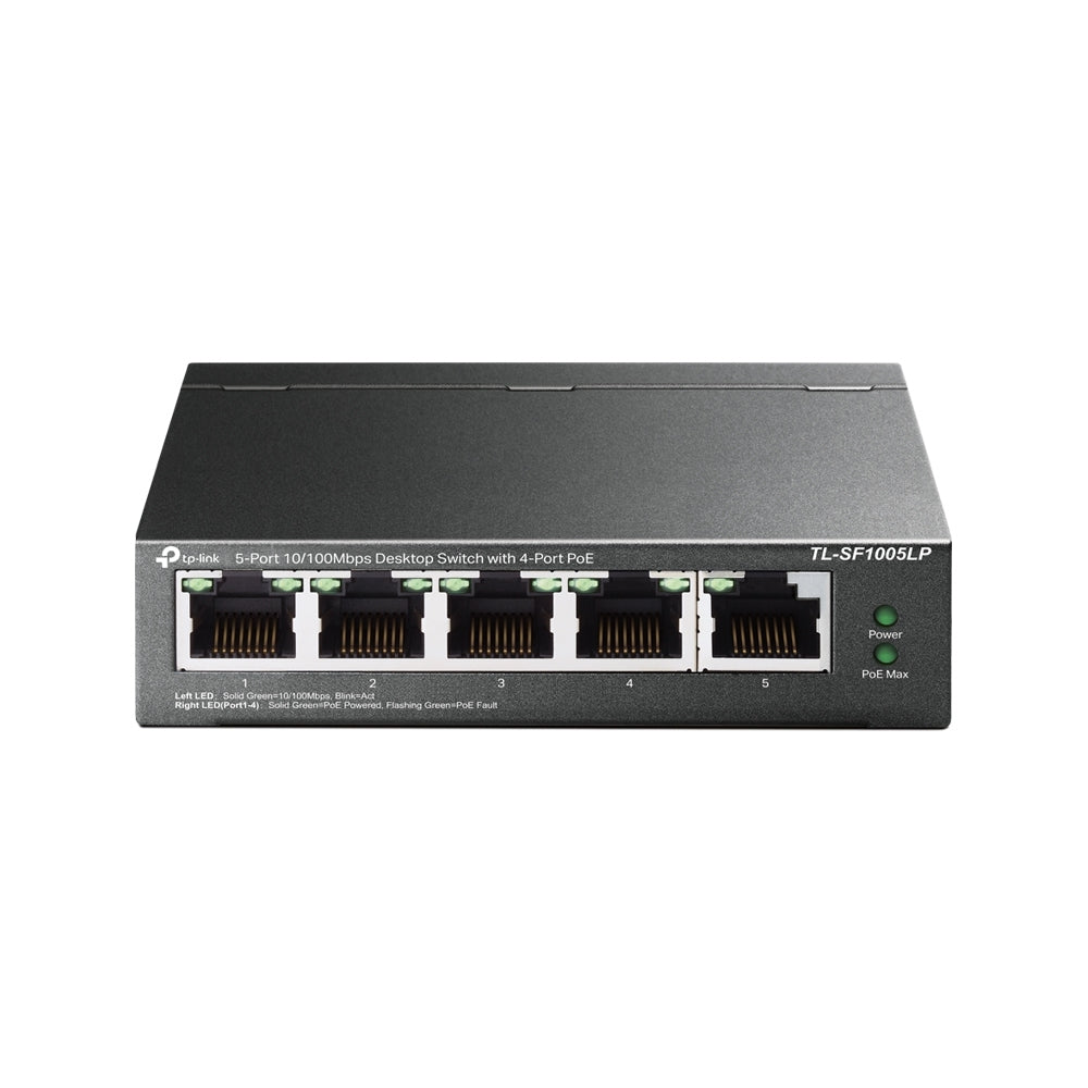 Tp-Link Switch Poe De 5 Puertos 10/100Mbps/Poe4Puertos/Tl-Sf1005Lp(Ed)