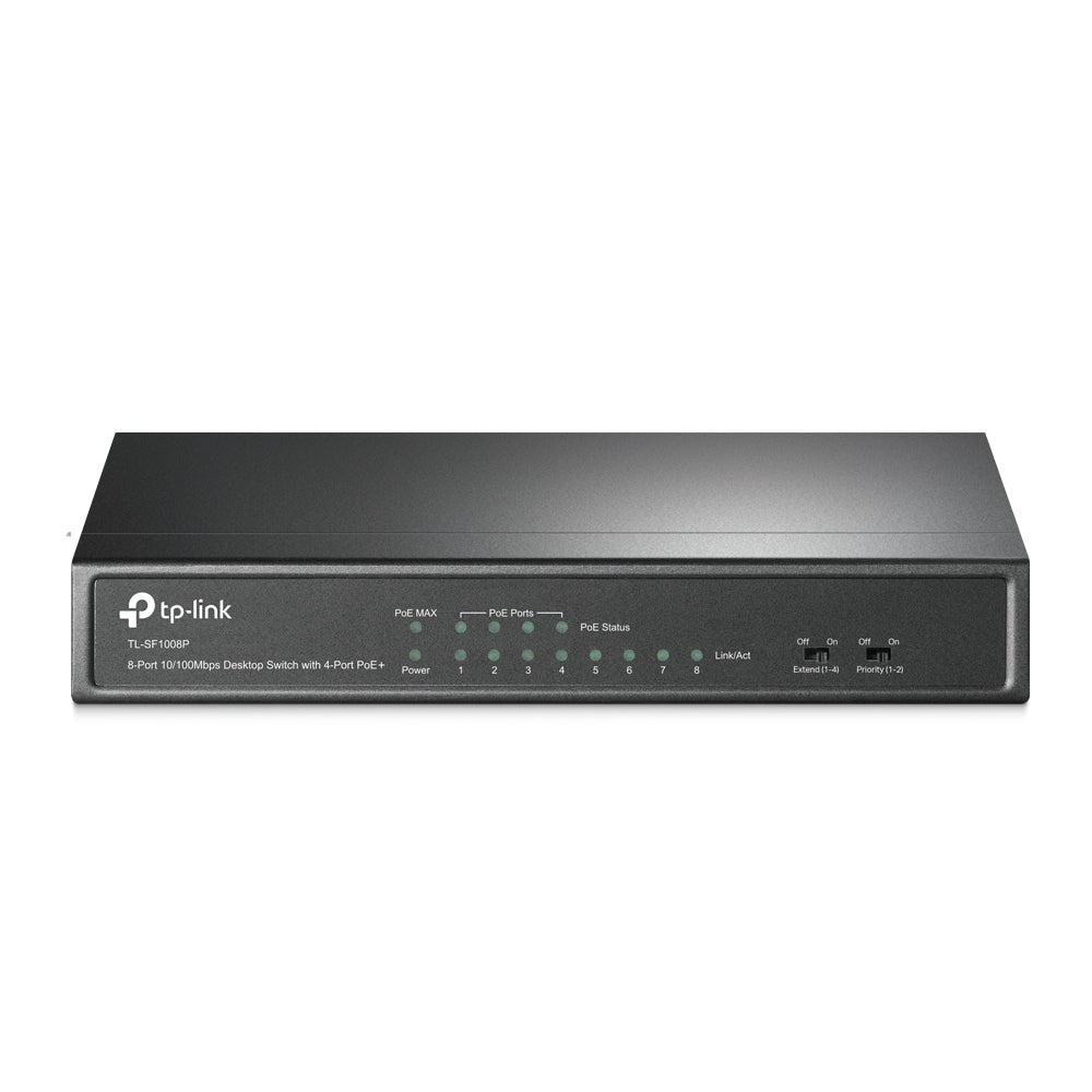 Tp-Link (Ed)Switch Escritorio / 8 Ptos Fast/4Poe/57W/ Tl-Sf1008P