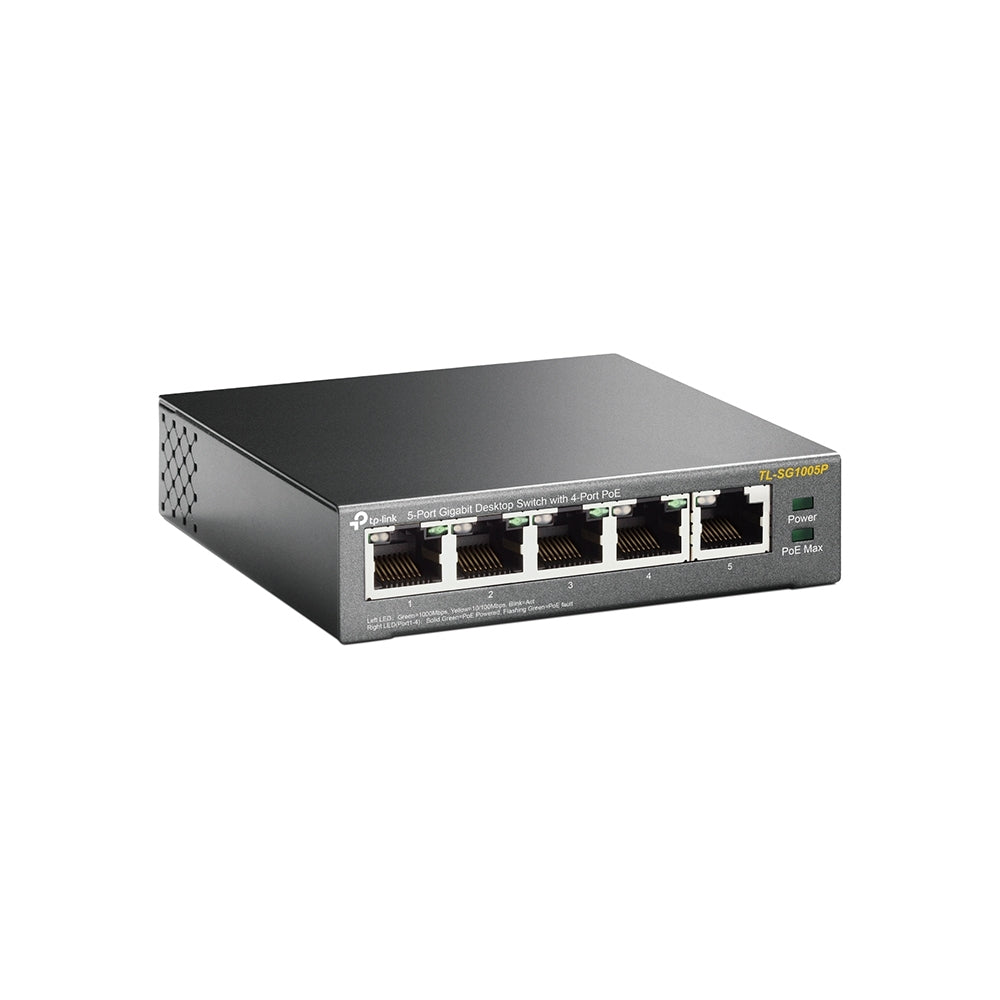 Tp-Link Switches Critorio /5 Ptos Giga/4Poe/56W/ Tl-Sg1005P (Ed)