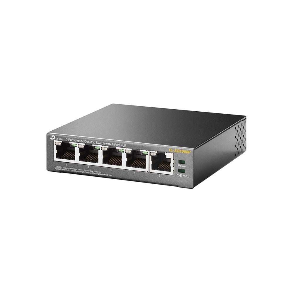 Tp-Link Switches Critorio /5 Ptos Giga/4Poe/56W/ Tl-Sg1005P (Ed)