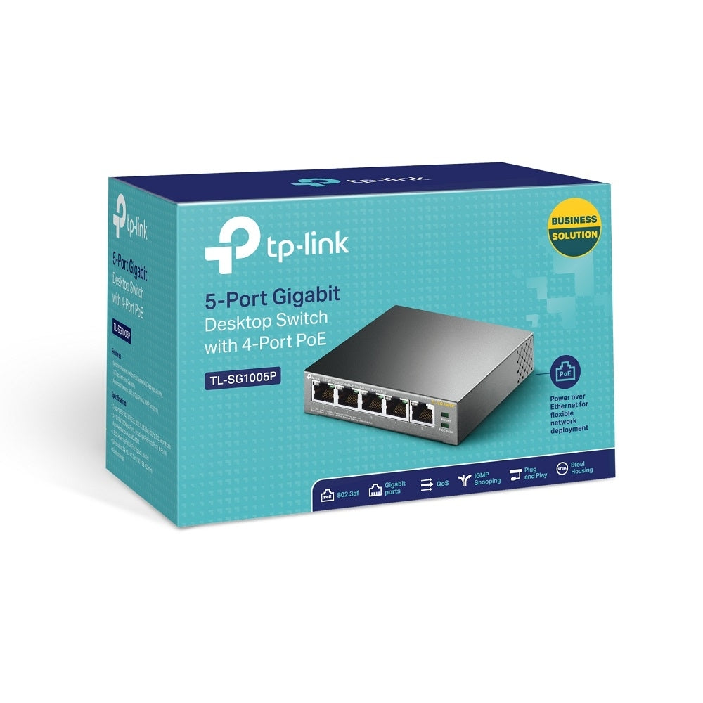 Tp-Link Switches Critorio /5 Ptos Giga/4Poe/56W/ Tl-Sg1005P (Ed)