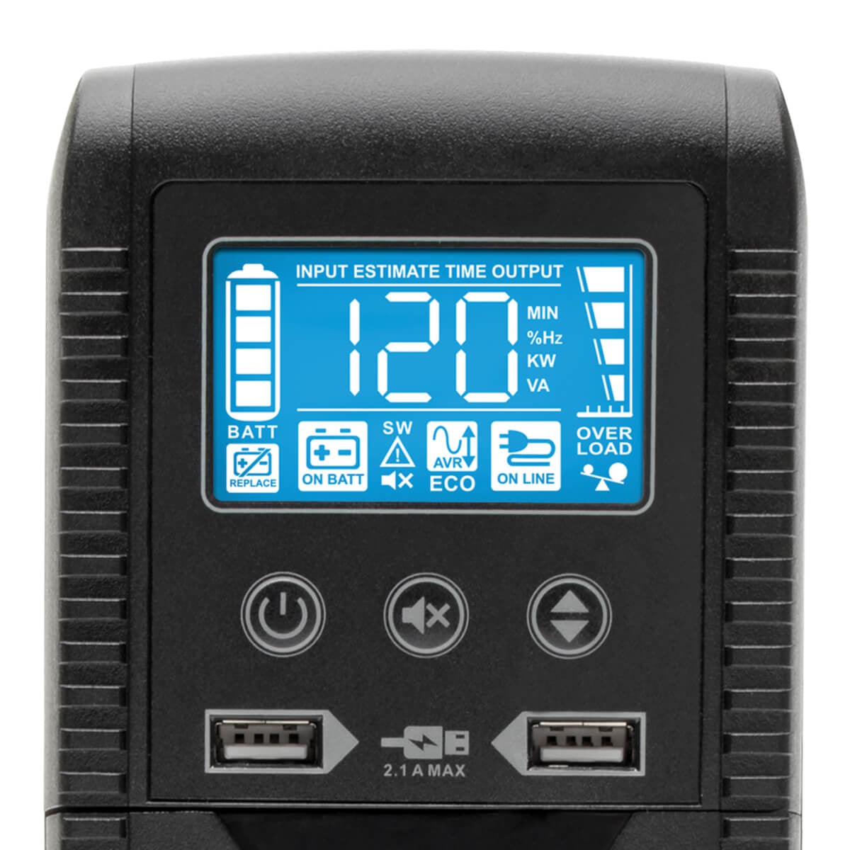 Nobreak Tripp-Lite Eco1500Lcd 120V 50/ 60Hz, 1440Va / 900 Watts Interactivo Con Usb Y 10 Contactos, Avr, Serie Eco, Energy Star V2.0.Garantia Limitada De 3 Años.