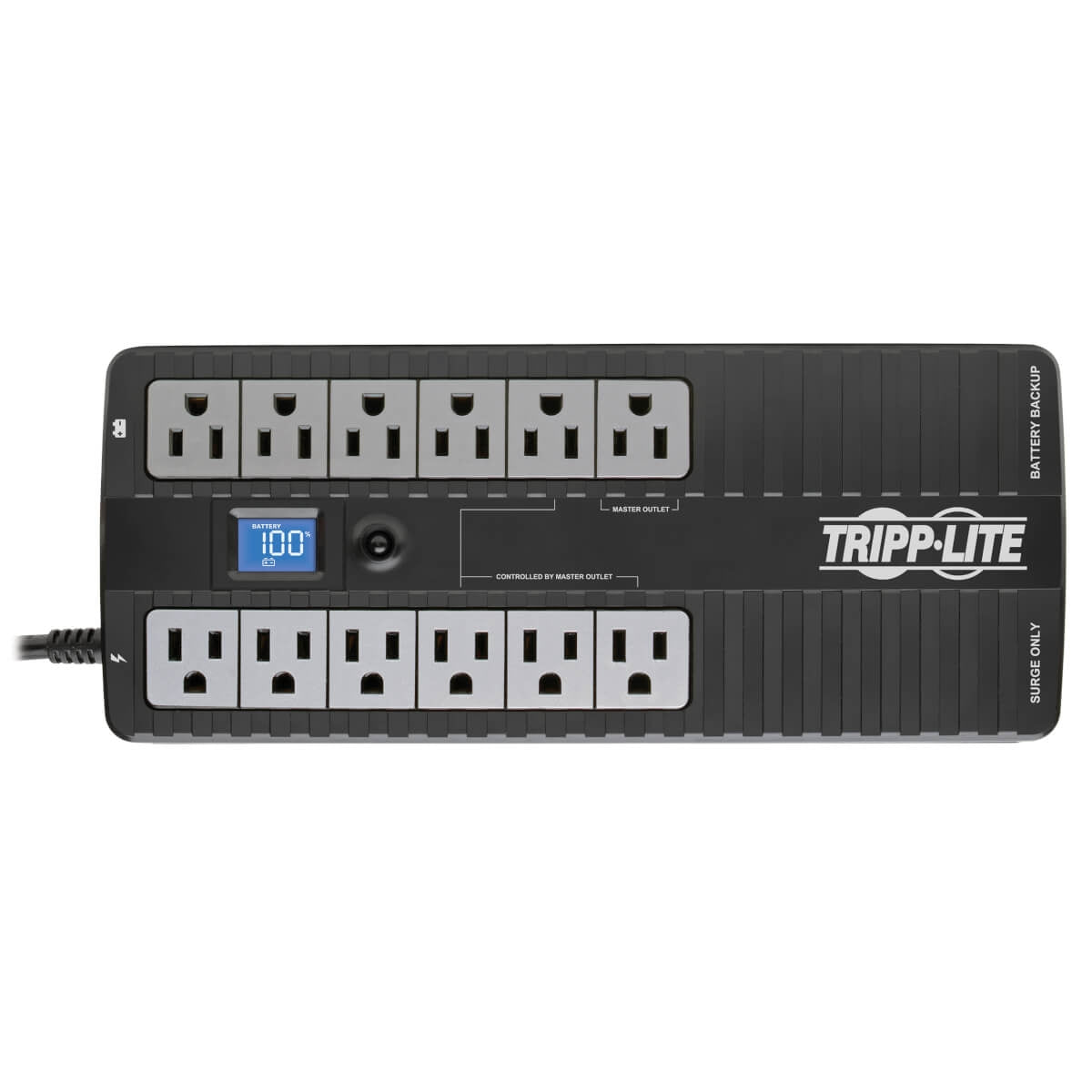 Ups Standby De 850Va 425W - 12 Tomacorrientes Tripp Lite Nema 5-15R, 120V, 50Hz / 60Hz, Usb, Lcd, Energy Star, Instalación En Pared O Escritorio. Garantía Limitada De 3 Años.