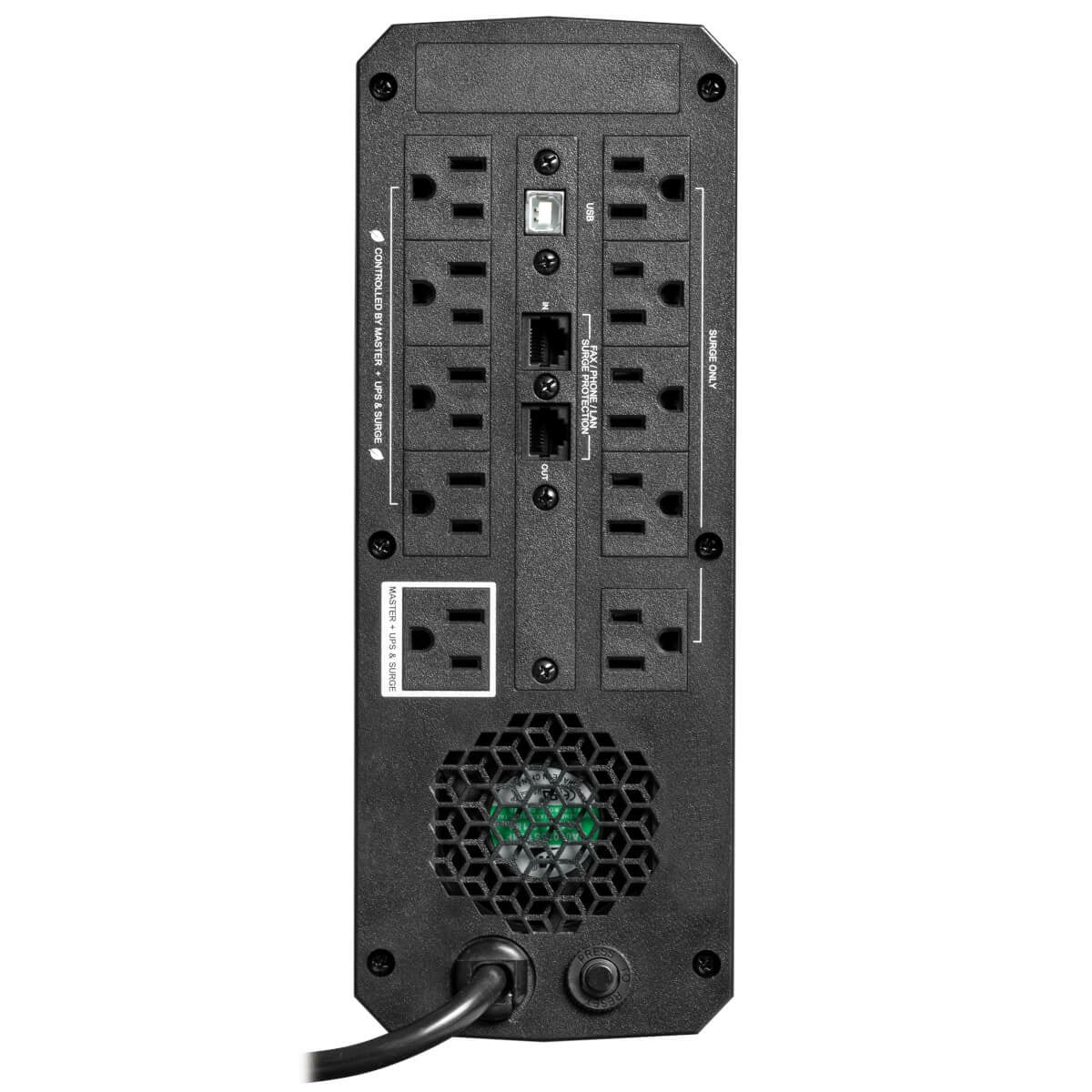 No Break Tripp Lite Smart1500Psglcd Equipo Gamer, Respaldo Por Batera Del Ups Para Juegos Con Onda Sinusoidal Pura De 1500Va 900W 120V - Lcd, Avr, Leds Rgb, Carga Usb, 3 Años