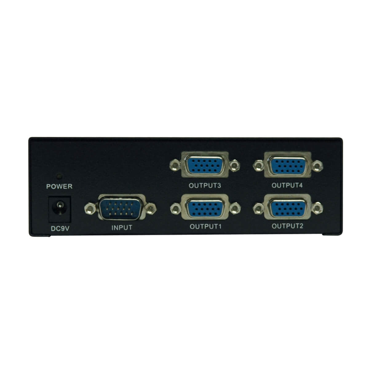 Divisor De Video Vga 4 Puertos 350Mhz C/ Reforzador De Senal