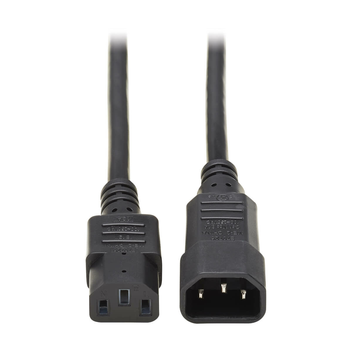 Cable De Extension Computadora Pc C14/C13 13A 16Awg 1.83M .