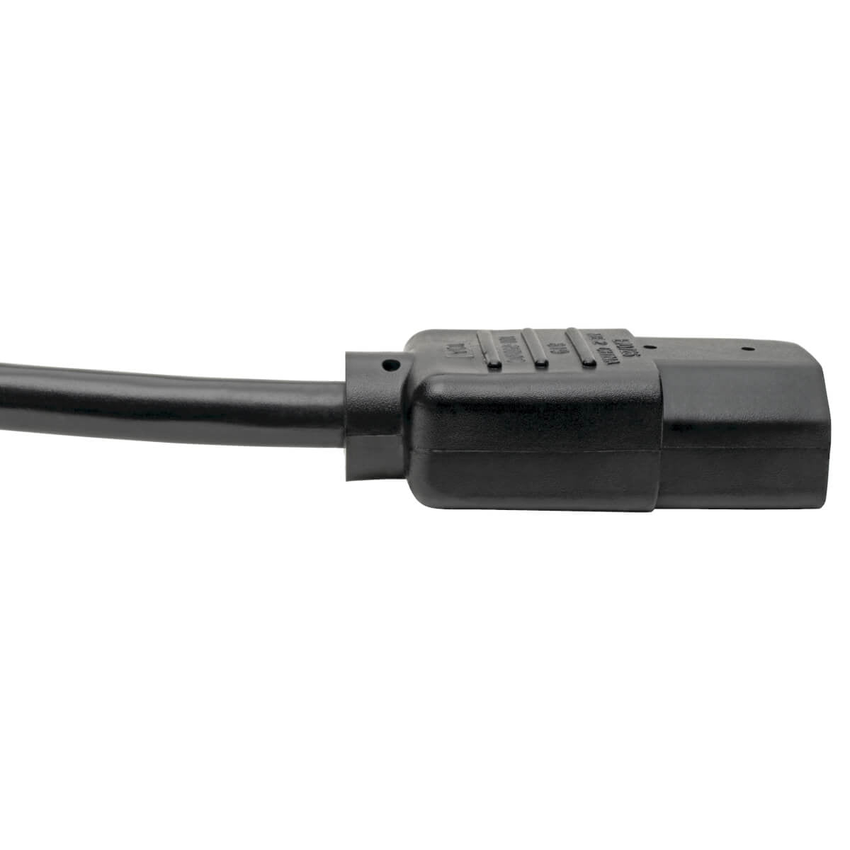 Cable De Extension Computadora Pc C14/C13 10A 18Awg 3.05M .