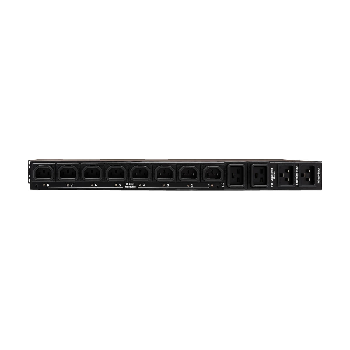 Pdu Ats Monofasico Controlable 3.2-3.8Kw 200-240V 8 C13 2 C19 1U