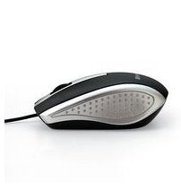 Mouse Optico Con Cable Para Com Putadora Portatil Plateada