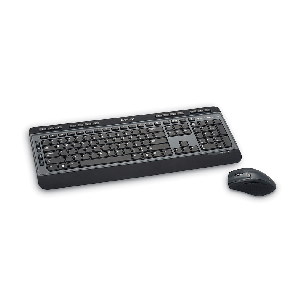 Combo Inalambrico De Teclado Multimedia Y Mouse De 6 Botones Neg