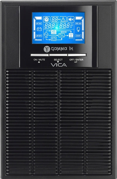 Ups Online Con Doble Conversión Vica Gamma 1K 1000 Va 900 W 4 H Negro