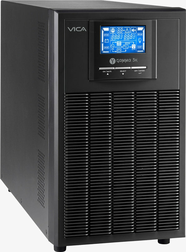 Ups Online Con Doble Conversión Vica Gamma 1K 1000 Va 900 W 4 H Negro