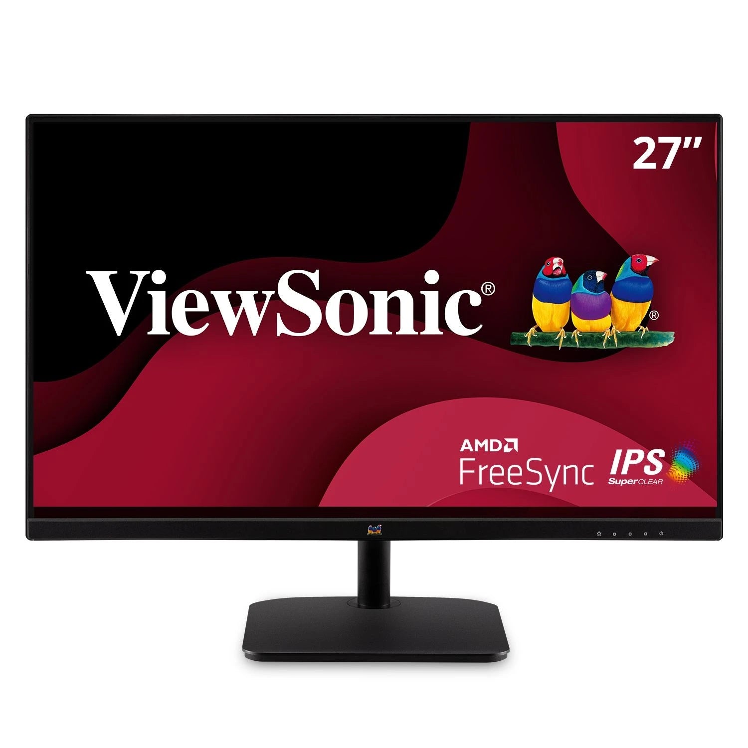 Monitor Viewsonic Va2735-H, 1920 X 1080, Full Hd, Panel Ips, Free Sync, 75 Hz, 4 Ms, Cable Hdmi Incluido, Vga In, Vesa, 3 Años De Garantia