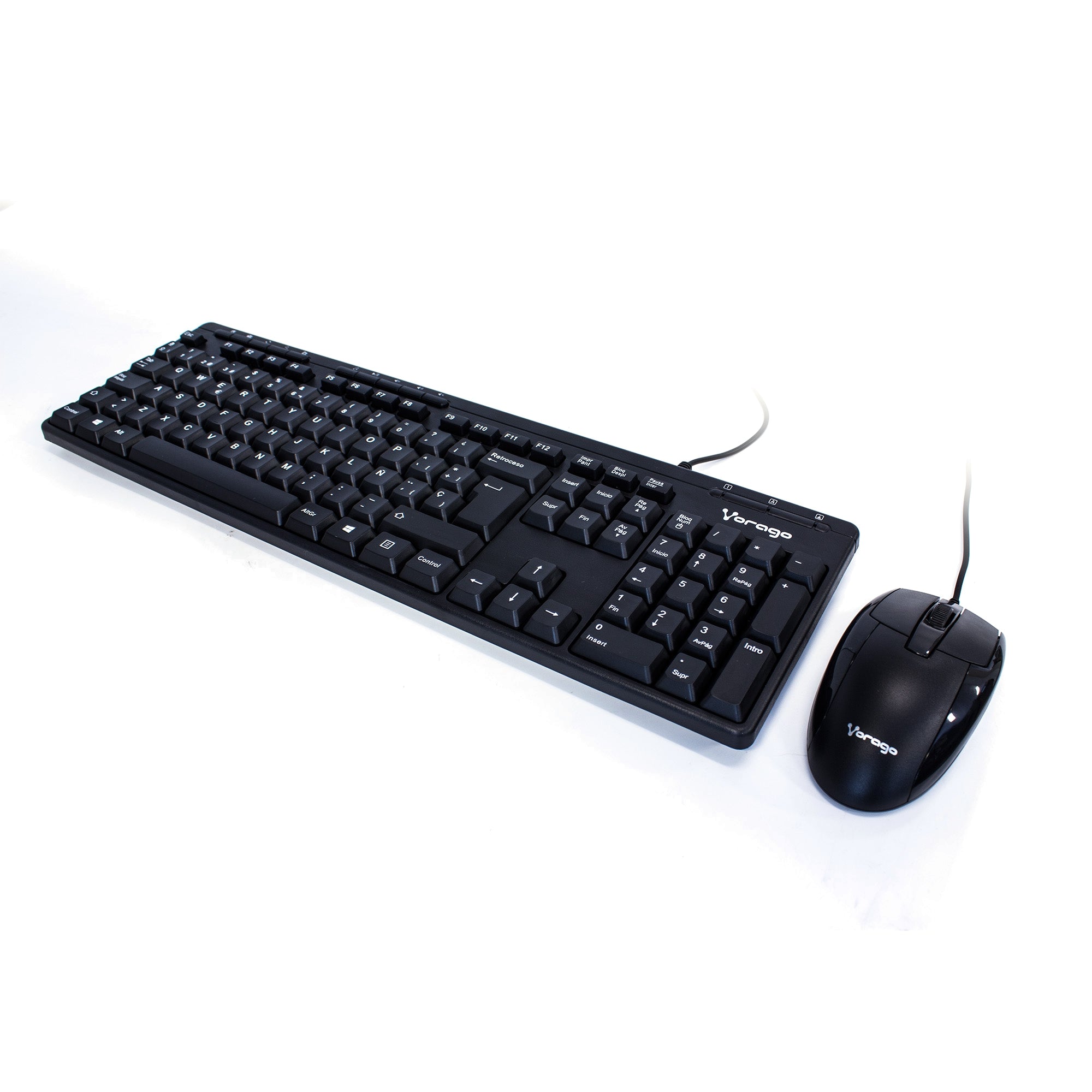 Kit Vorago Km-104 Teclado Y Mou Se Alambrico Multimedia Usb