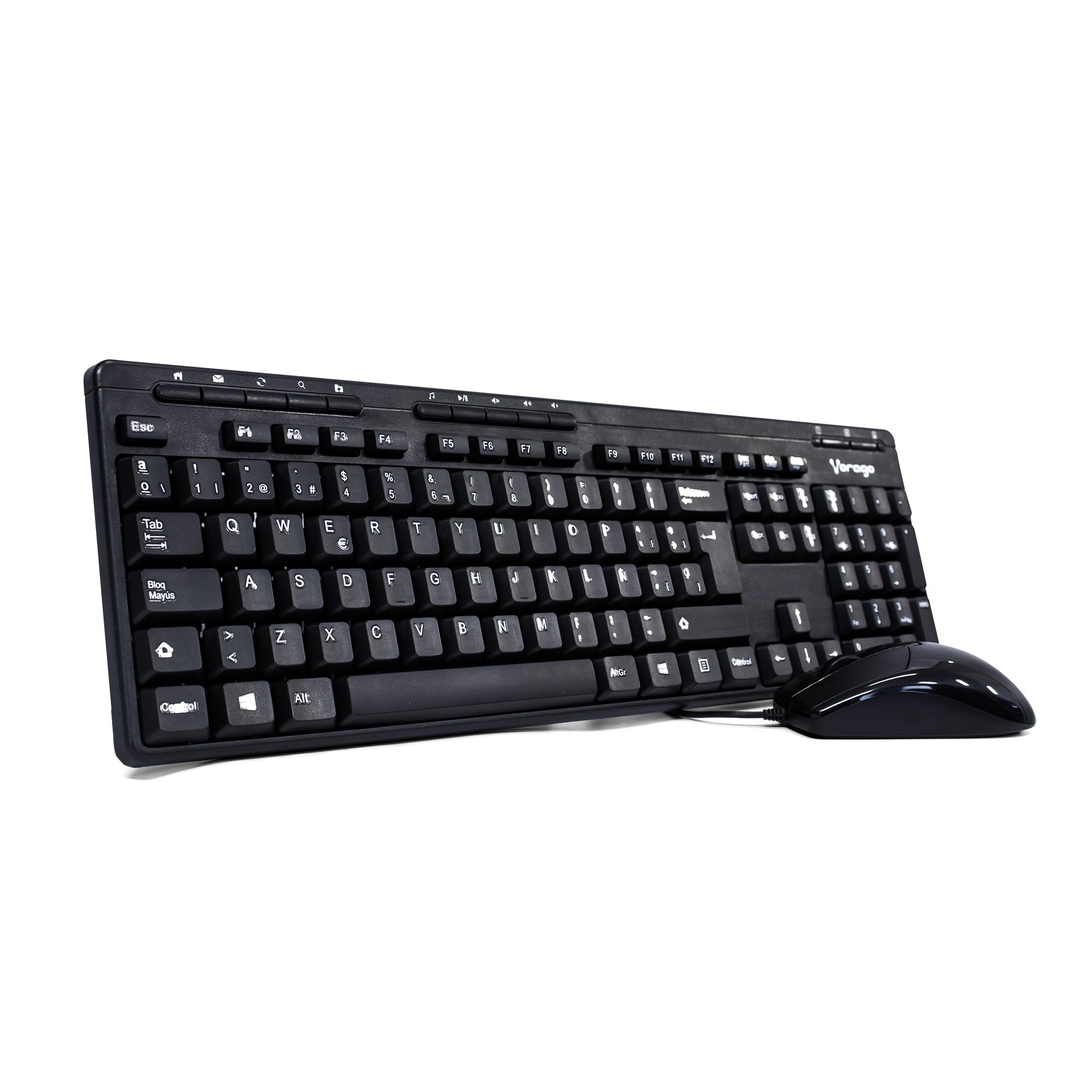 Kit Vorago Km-104 Teclado Y Mou Se Alambrico Multimedia Usb