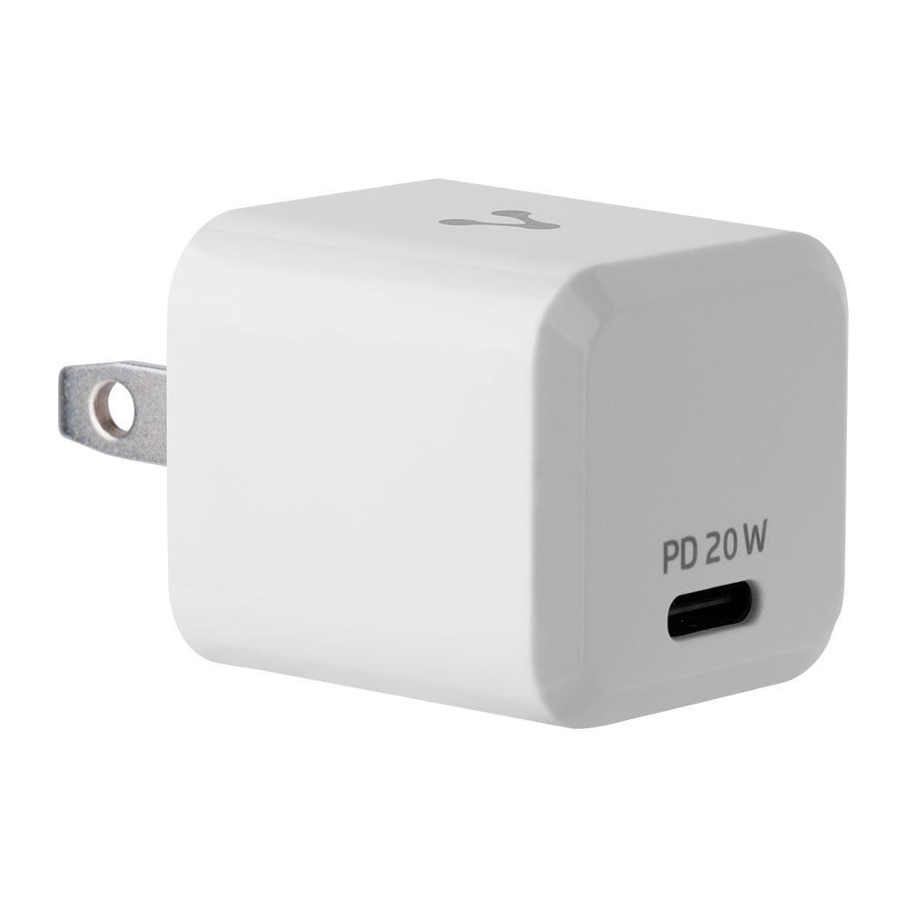 Cargador Para Pared Quick Charge 3.0A Pd 20W Tipo C Blanco Au-250-V2