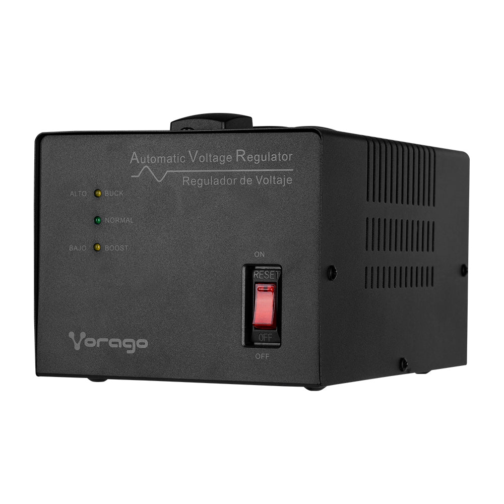 Regulador Vorago 3 Kva 1,800W 4 Cont Electrodomésticos Y Ofna Avr-400