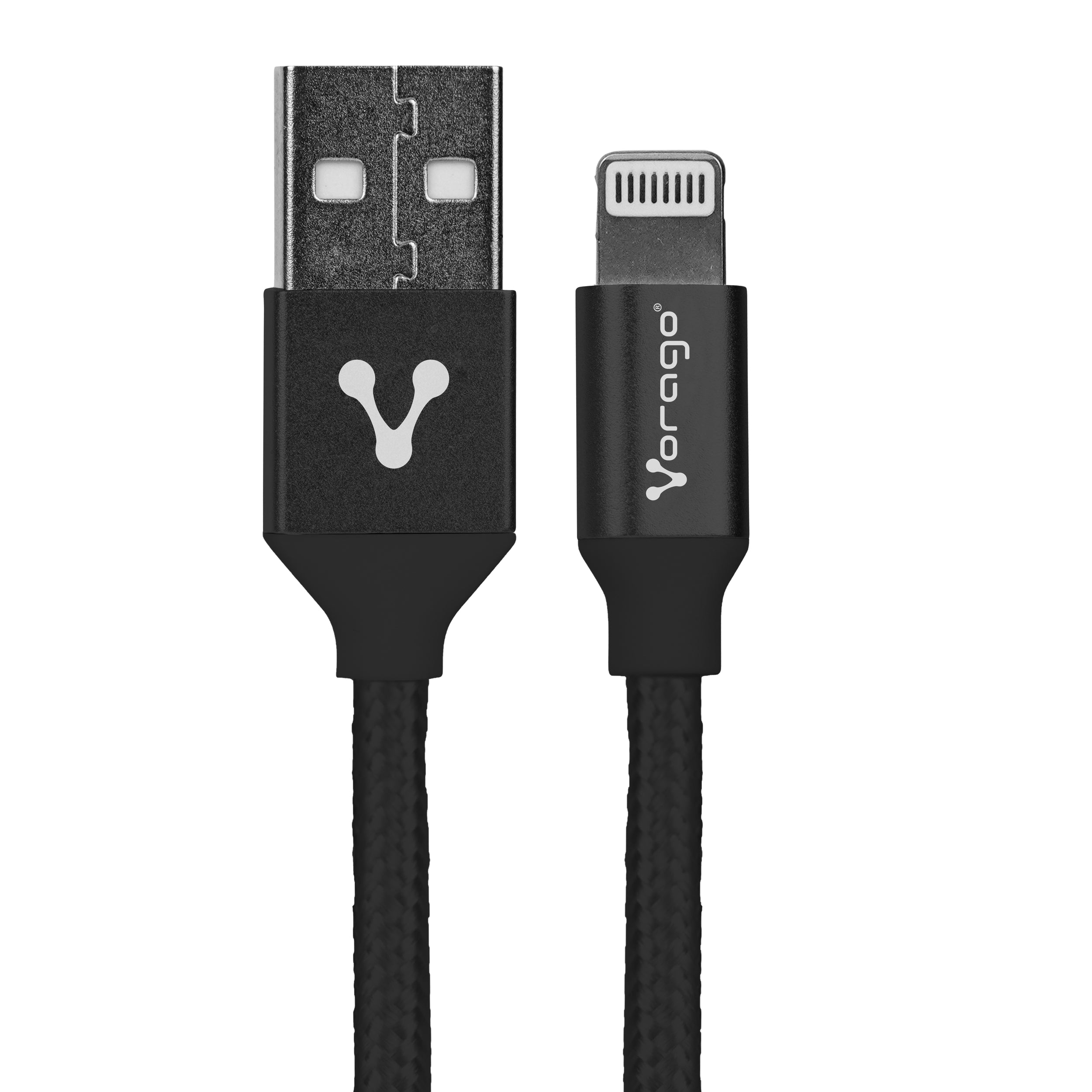 Cable Vorago Cab-119 Negro Usb -Apple Lightning 1 Metro Negro Bols