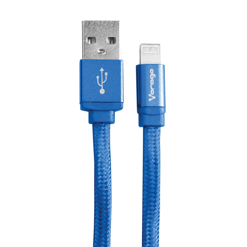 Cable Vorago Cab-119 Azul Usb-A Pple Lightning 1 Metro Azul Bolsa