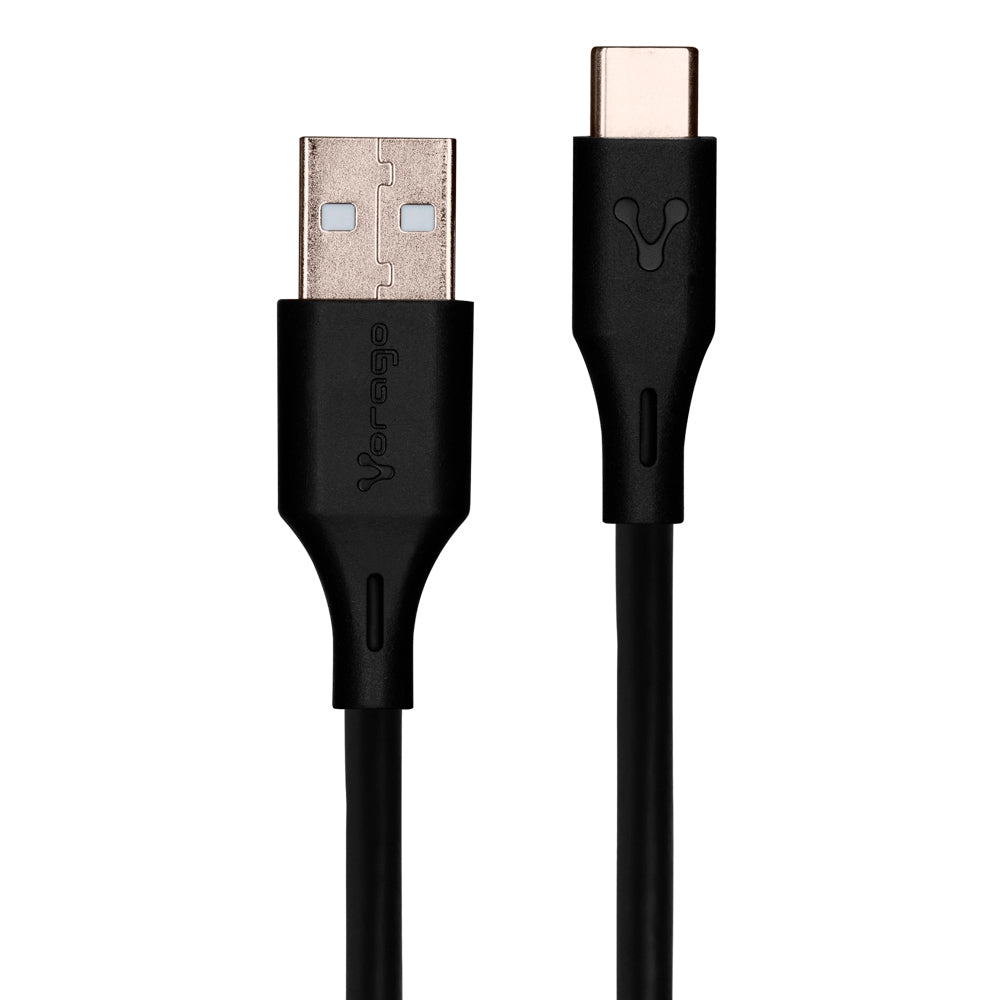 Cable Vorago Usb-Tipo C 1 Metro Carga Rapida Negro (Cab-C01B)