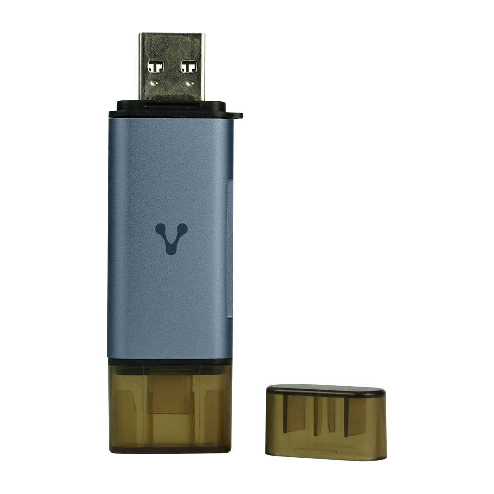 Lector De Memorias Vorago Sd/Micro Sd Usb 3.0 Y Tipo C Otg (Cr-350)