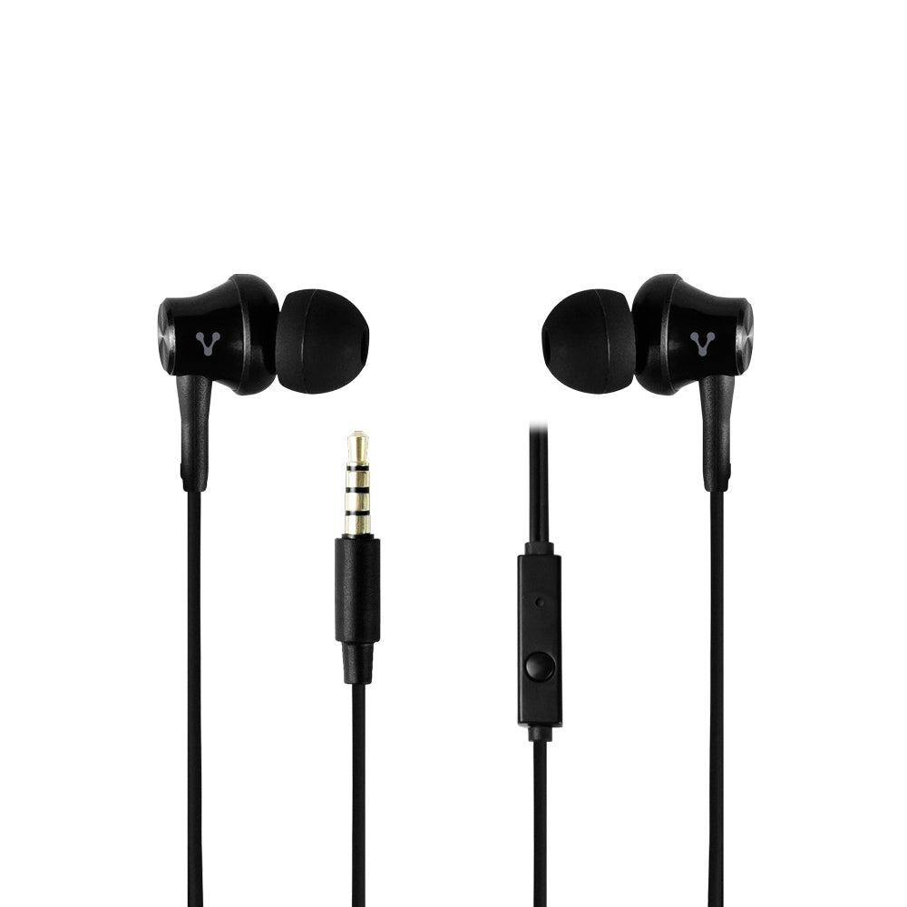 Audifonos Vorago Ep-104 3.5Mm Negro Manos Libres Almohadilas