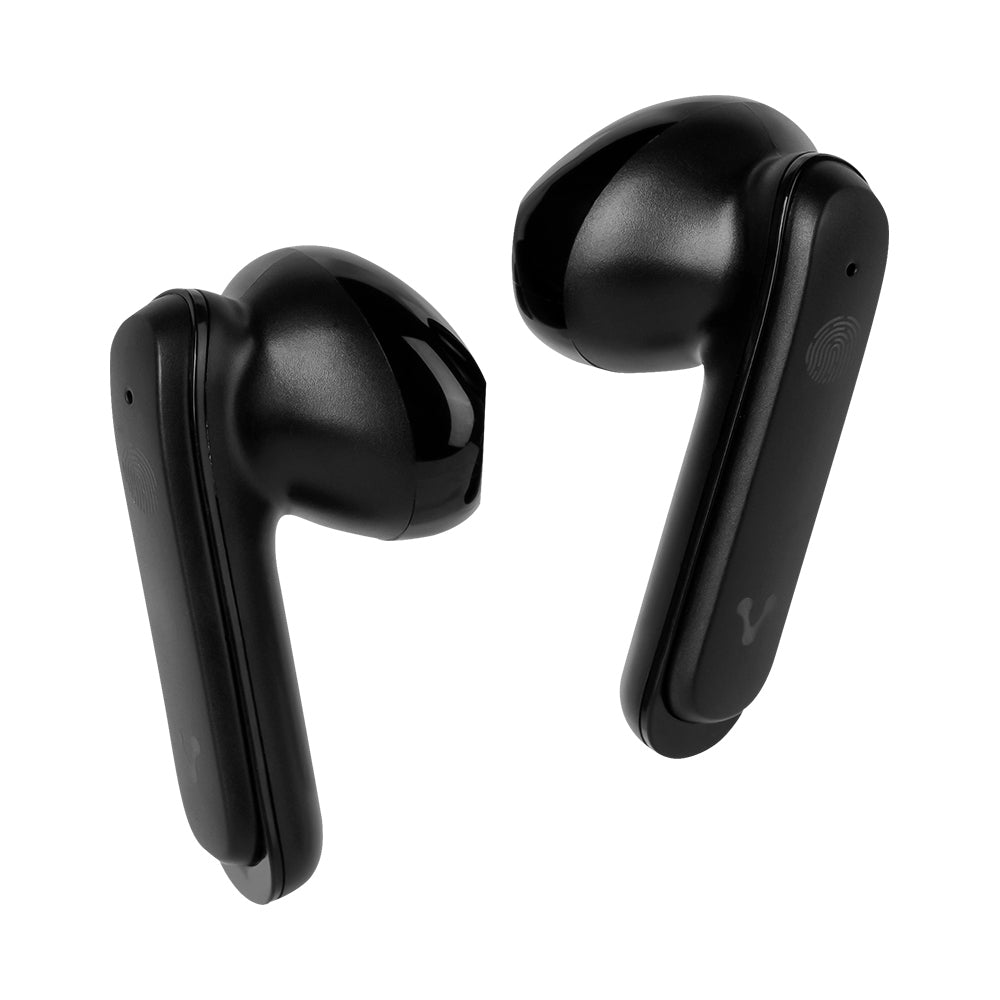 Audifonos Vorago Esb-401 Earbud Bt 5.3 Ipx4 6Hrs+3Cargas Tws Display De Duración Bateria