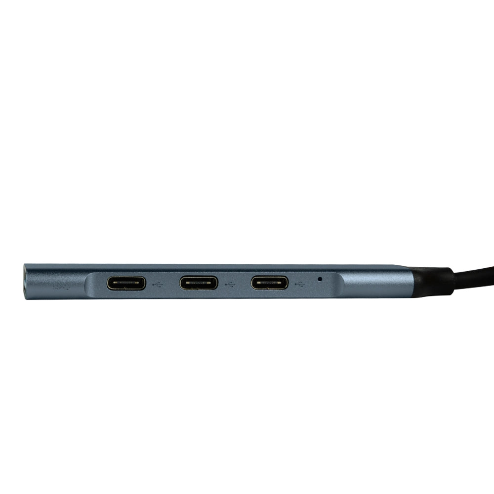 Concentrador Hub Vorago Slim/3 Tipoc+1 Usb3.0/Adaptador C Y Usb (Hu-205)