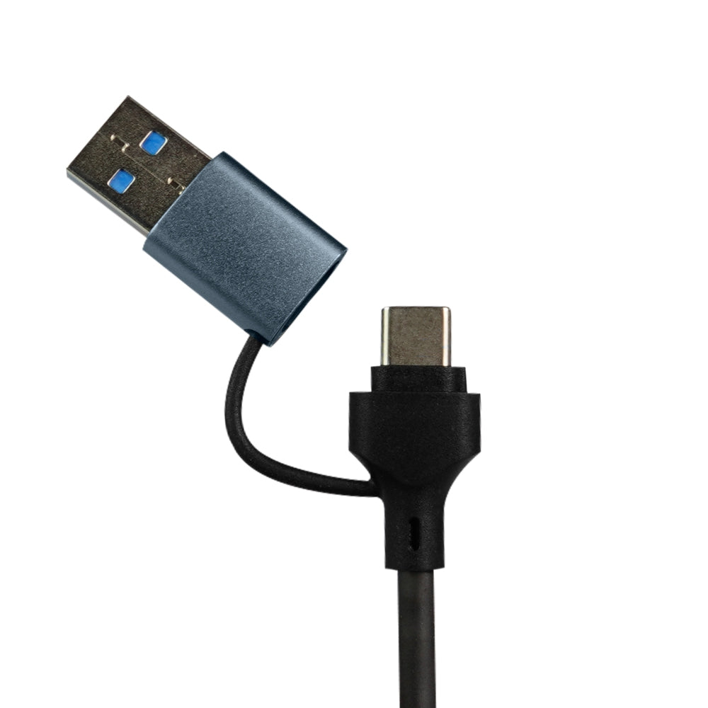 Concentrador Hub Vorago Slim/3 Tipoc+1 Usb3.0/Adaptador C Y Usb (Hu-205)