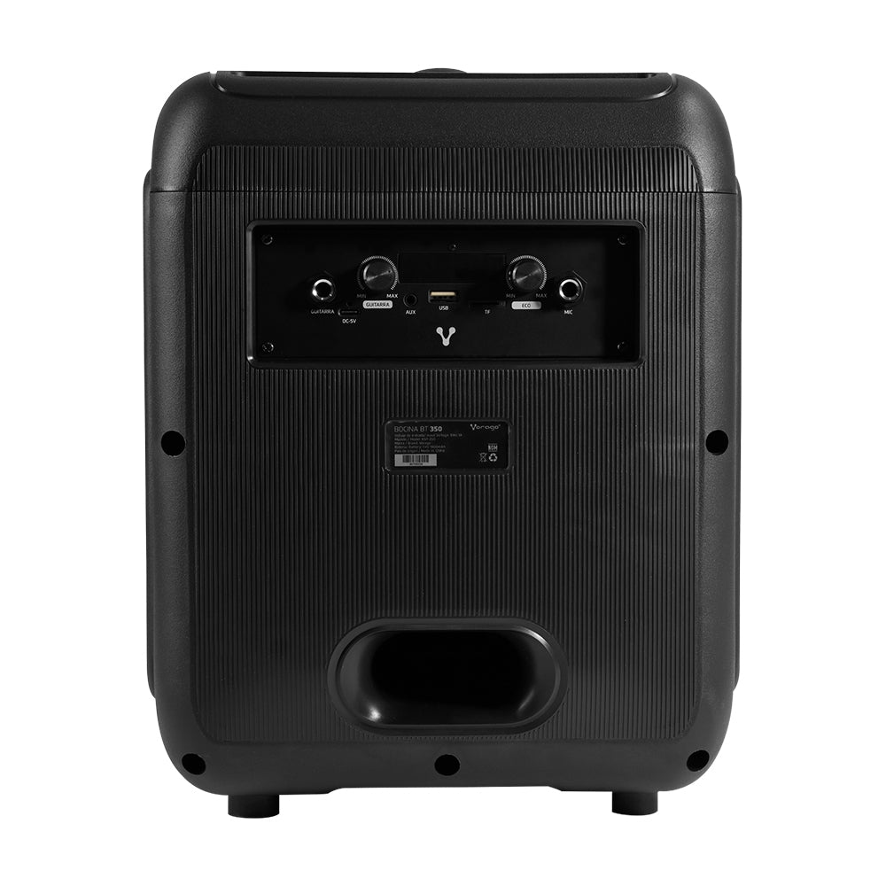 Bafle Vorago 8" Bt 30 Watts Rms Tecnología Dsp/Usb/Msd/3.5 Mm/Tws 5 Hrs Tipo C (Ksp-350)