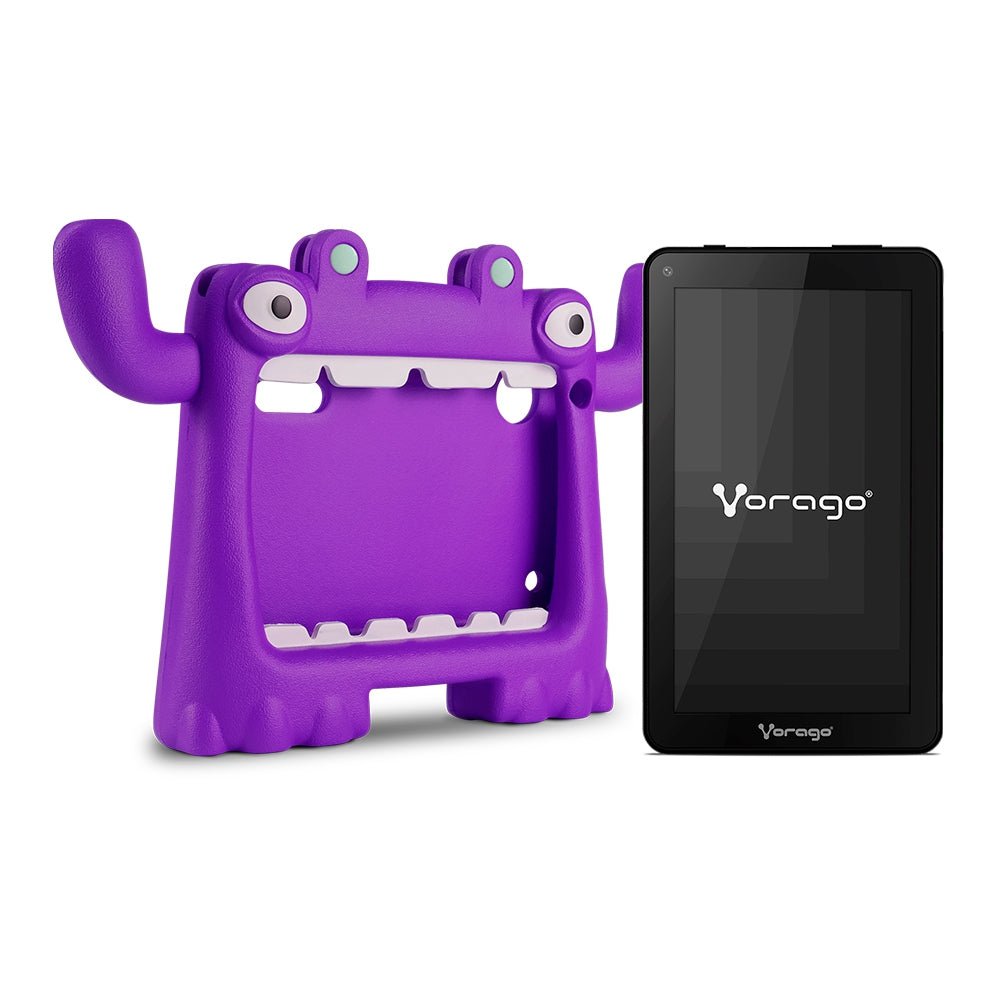 Tablet Vorago Pad-7-V6-Kids-Pr Pad-7-Kids Pulgadas Android 11 Quadcore 2Gb 32Gb Dualcam Wifi Bt Gms Funda Morada