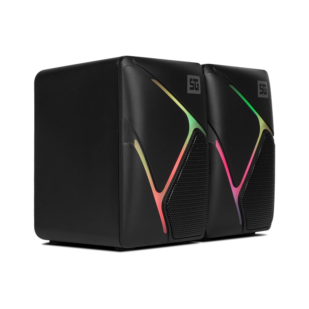 Bocinas Vorago Spk-108 2.0. Start The Game Rgb /Usb /3.5 Mm.