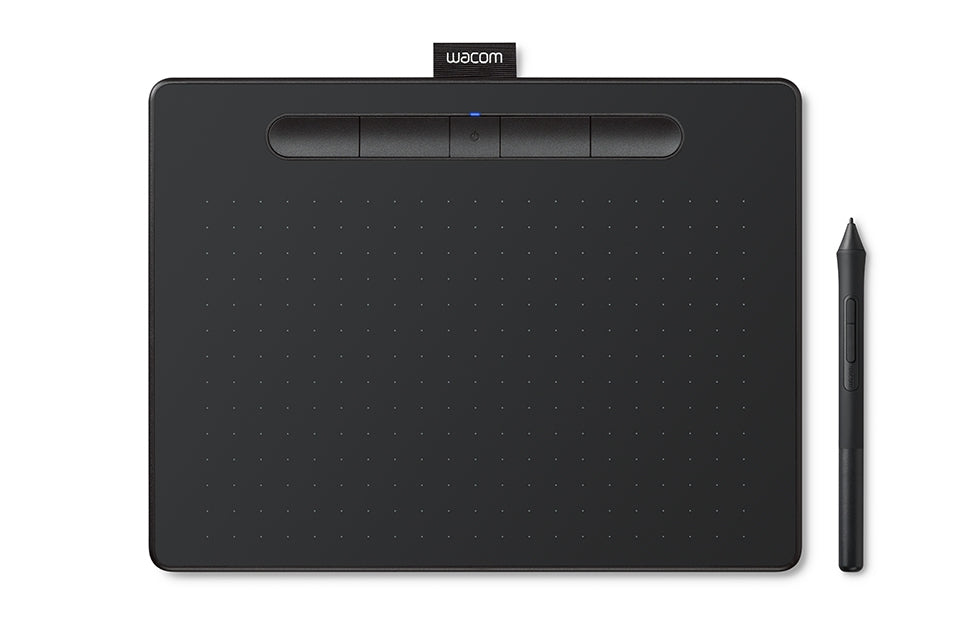 Intuos Creative Pen Tablet Blue Tooth Medium Black