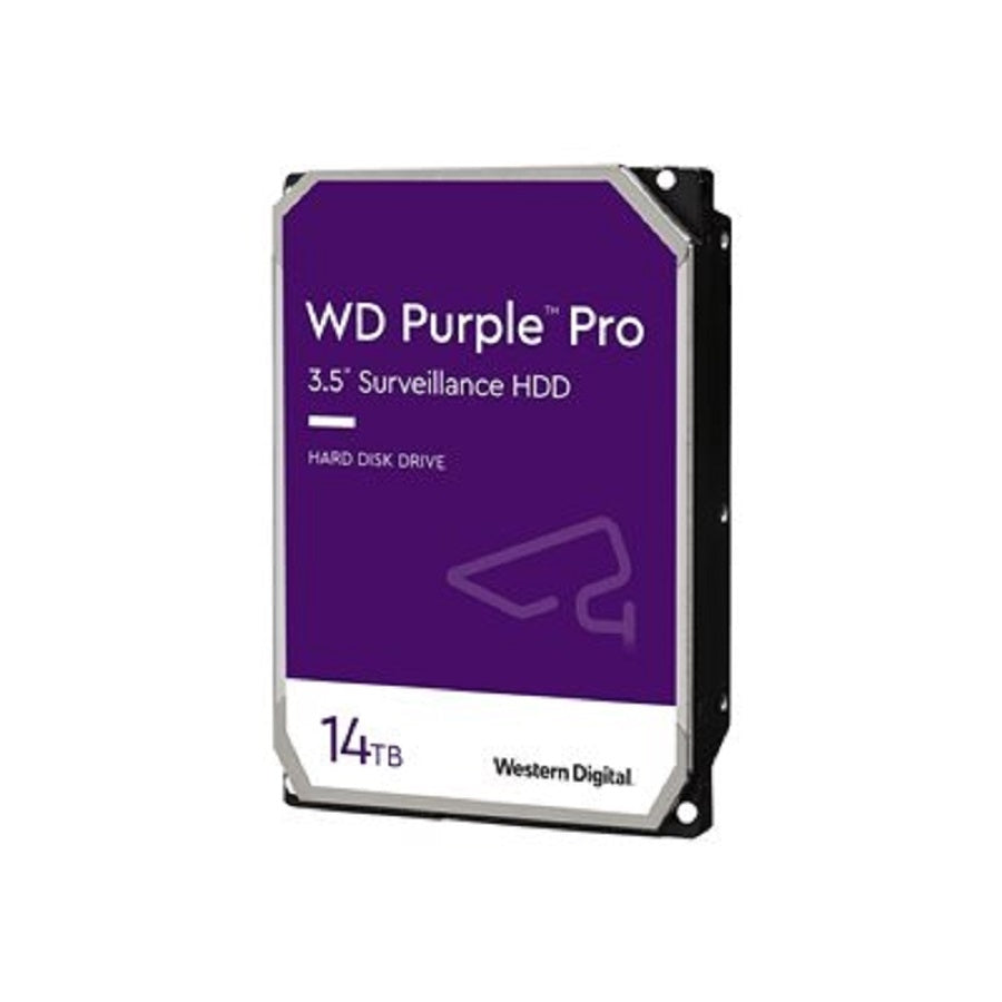 Disco Duro Interno Wd Purple Pro 14Tb 3.5 Escritorio Sata3 6Gb/S 512Mb 7200Rpm 24X7 Ia Dvr Nvr 1-16 Bahias 1-64 Camaras Wd142Purp