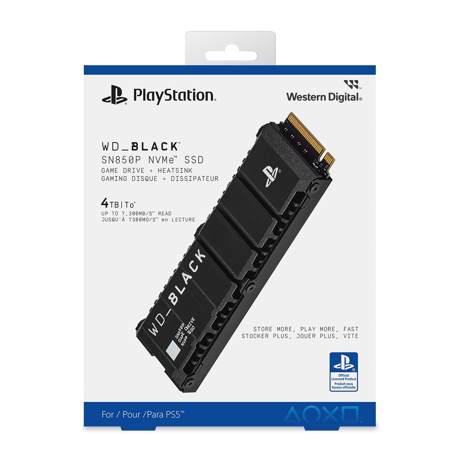 Unidad De Estado Solido Ssd Interno Wd Black Sn850P 2Tb M.2 2280 Nvme Pcie Gen4 X4 Lect.7300Mb/S Escrit.6600Mb/S Disipador Ps5 Wdbbyv0020Bnc-Wrsn