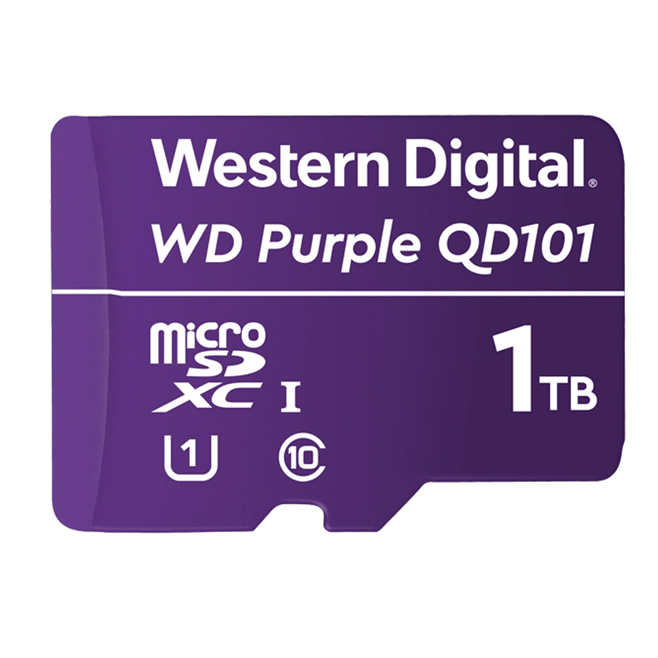 Memoria Wd Purple Sc Qd101 Micro Sdxc 1Tb Videovigilancia 24/7 Clase 10 U1 Lect 50Mb/S Esc 40Mb/S Wdd100T1P0C