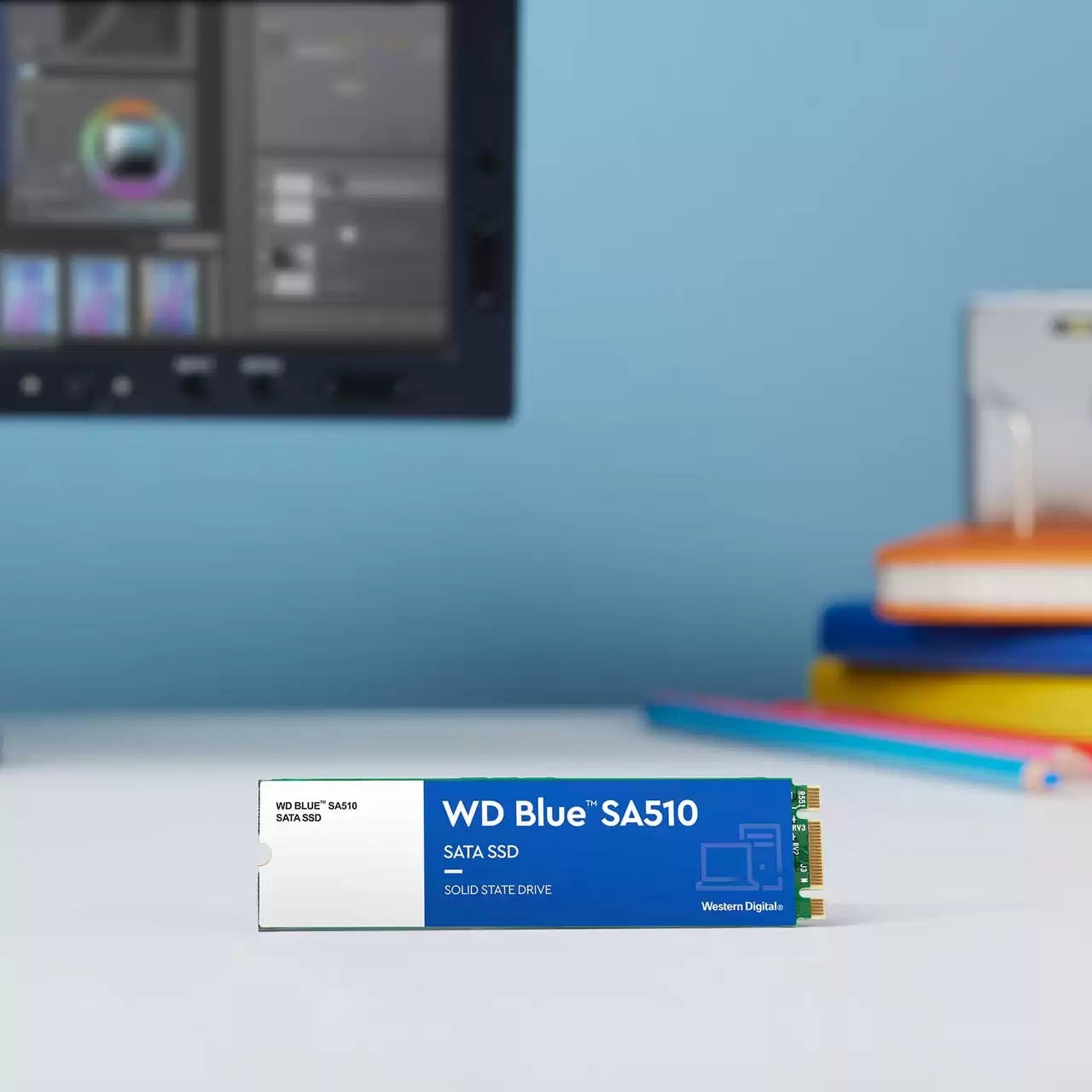 Unidad De Estado Solido Ssd Wd Blue M.2 2280 250Gb Sata 3Dnand 6Gb/S Lect 555Mb/S Escrit 440Mb/S