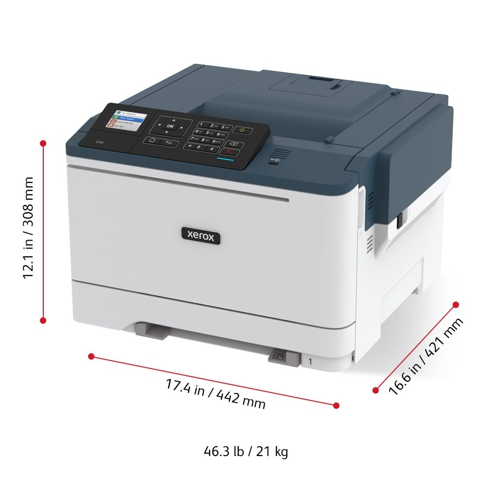 Impresora Xerox C310, 35 Ppm, Color, Laser A Color, Usb, Ethernet (Red), Wifi, Duplex, Carta, A4