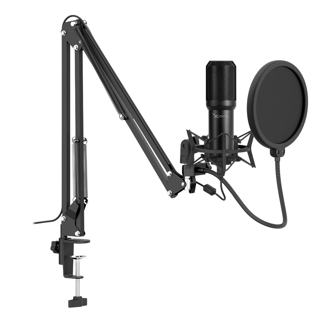 Xzeal Xz-260 Professional Microphone Kit /Anti-Pop/Usb/Black