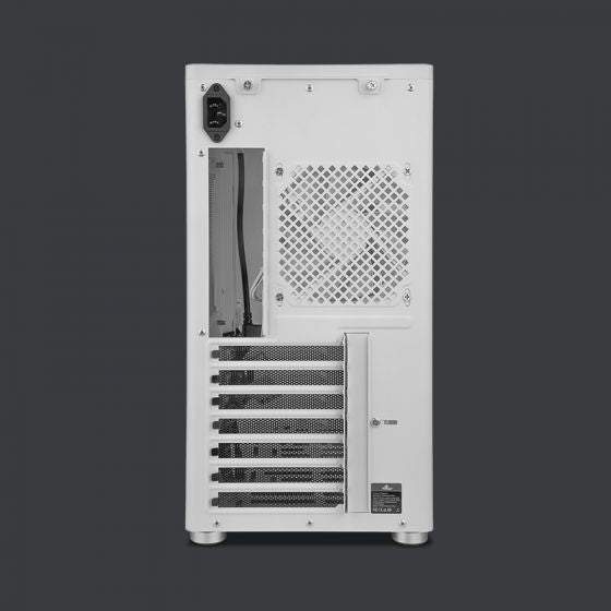 Gabinete Yeyian Gamer Hussar+ Blanco Ycm-Ashus-01 Atx Usb C Cris/Temp